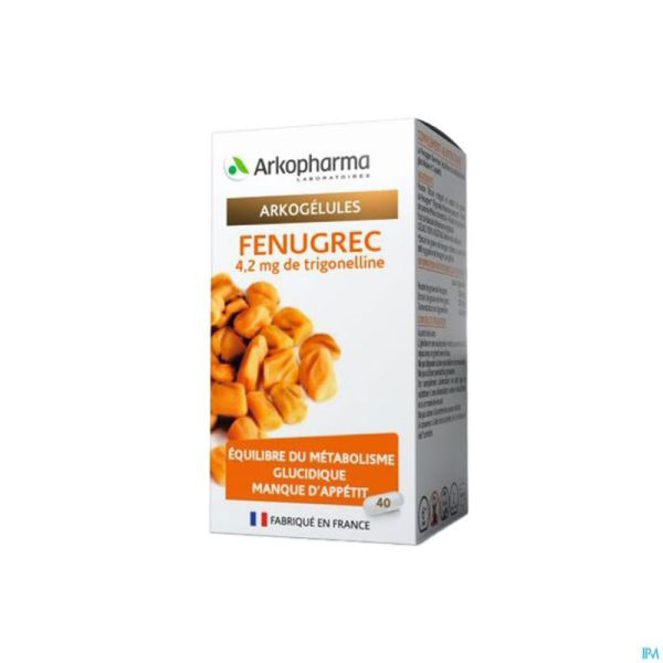 Arkogelules Fenugrec Comp 40