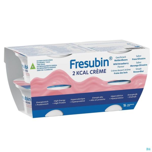 Fresubin 2 Kcal Creme Fraise Pot 4x125g