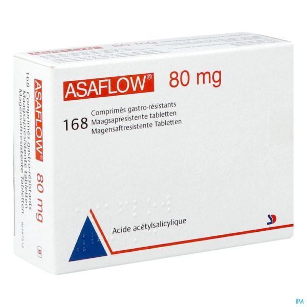 Asaflow 80mg Comp Gastro Resist Bli 168x 80mg