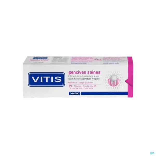 Vitis Gencives Saines Dentifrice 0,05% Cpc 75ml