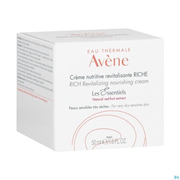 Avene Les Essentiels Cr Nutr. Revital. Riche 50ml