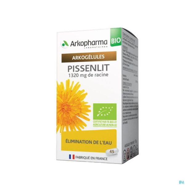 Arkogelules Pissenlit Bio Caps 45 Nf