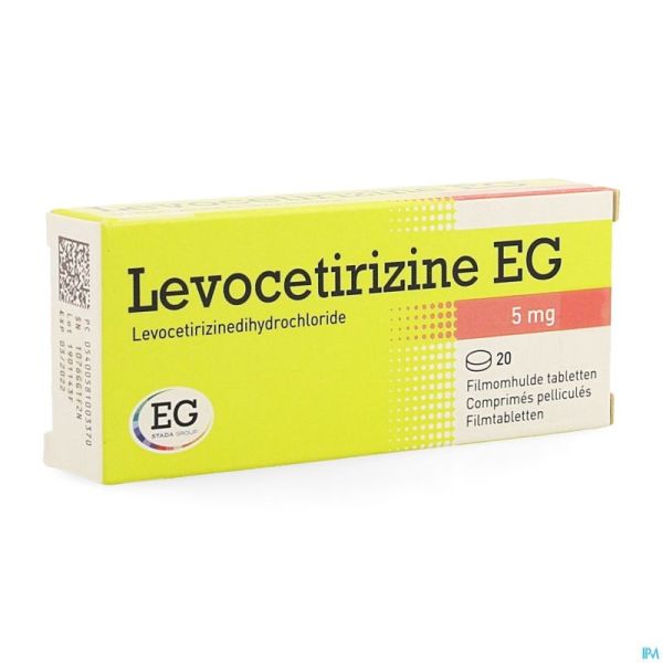 Levocetirizine EG 5 Mg Comp Pell  20