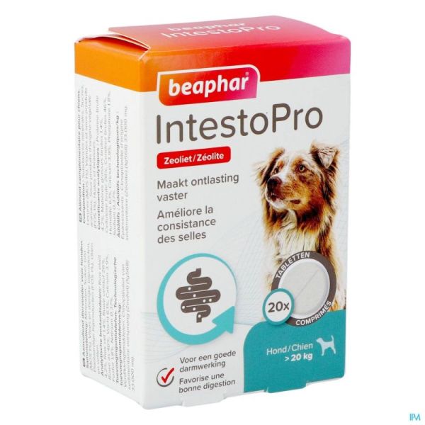 Beaphar Intesto Pro Chien M/l Comp 20