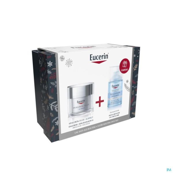 Eucerin Xmas Box Hyal.fil.3x Eff.50ml+derm.cl.100m