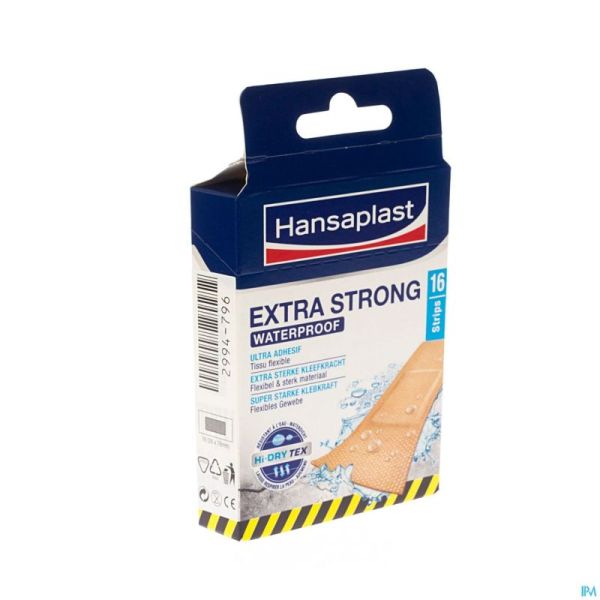 Hansaplast Extra Strong Waterproof Strips 16