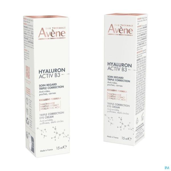 Avene Hyaluron Activ B3 Soin Reg. Triple Corr.15ml