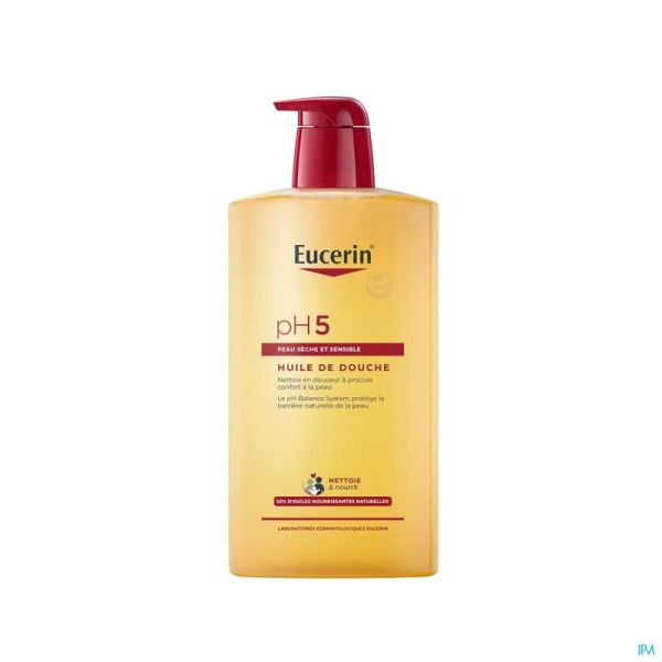 Eucerin Ph5 Peau Sensible Huile De Douche 1000ml