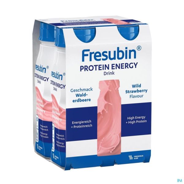 Fresubin Protein Energy Drink Frais.bois Fl4x200ml