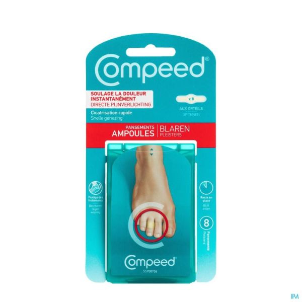 Compeed Ampoules Aux Orteils Pans Extra Petit 8