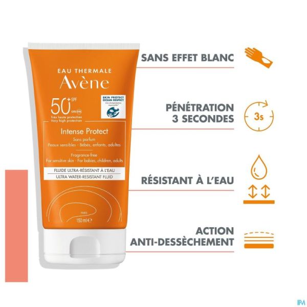 Avene Sol Spf50+ Intense Protect 50+ Fluide 150ml