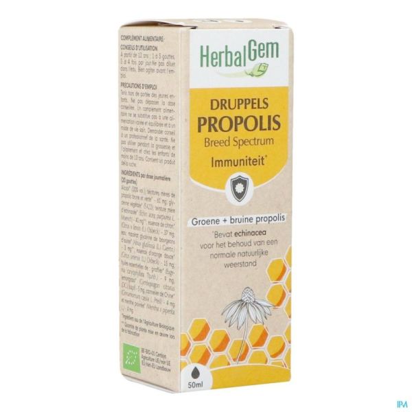 Herbalgem Propolis Large Spectr. Bio Fl Gutt 50ml